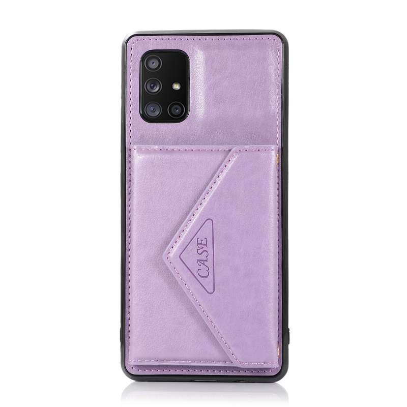 For Samsung Galaxy A21s Multi-functional Cross-body Card Bag TPU+PU Back Cover Case with Holder & Ca