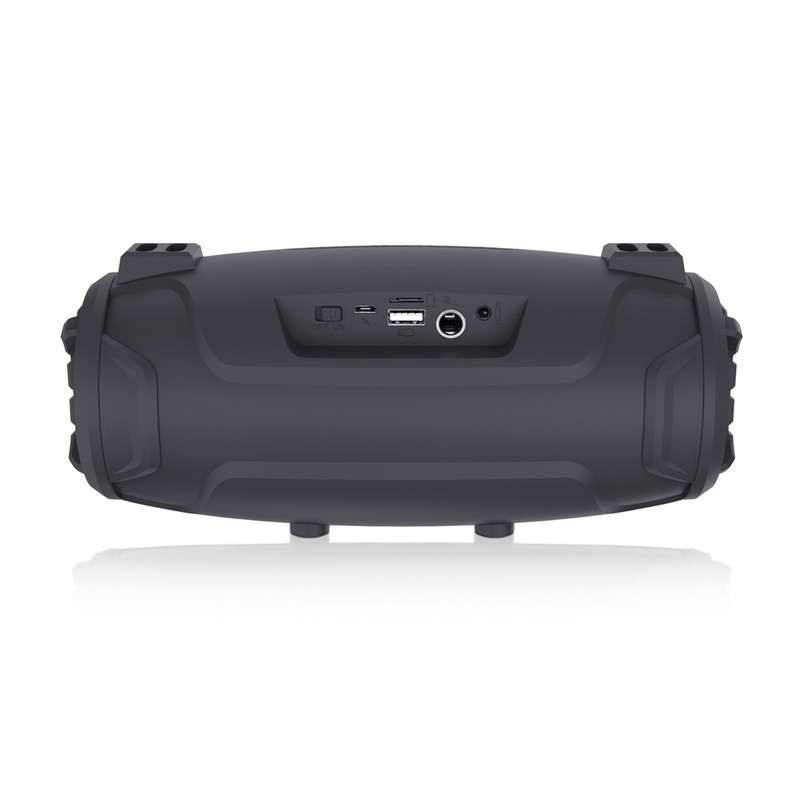 NewRixing NR3026M TWS Outdoor Portable K-song Bluetooth Speaker with Shoulder Strap & Microphone, Su