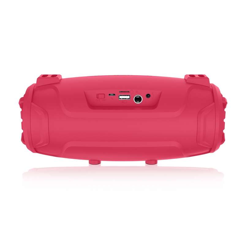 NewRixing NR3026M TWS Outdoor Portable K-song Bluetooth Speaker with Shoulder Strap & Microphone, Su