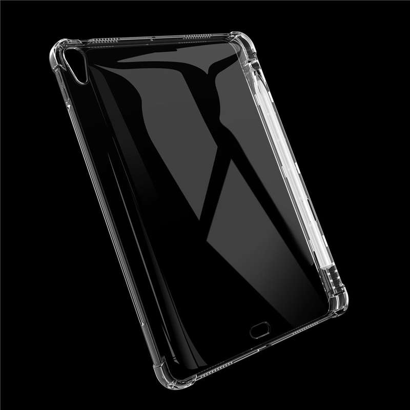 For iPad Air 2022 / 2020 10.9 Transparent All-inclusive TPU Silicone Anti-drop Protective Case with
