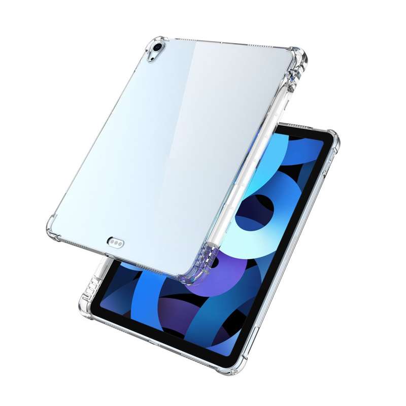 For iPad Air 2022 / 2020 10.9 Transparent All-inclusive TPU Silicone Anti-drop Protective Case with