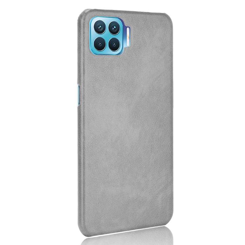 For OPPO F17 Pro / A93 / Reno4 Lite / Reno4 F Shockproof Litchi Texture PC + PU Case(Blue)