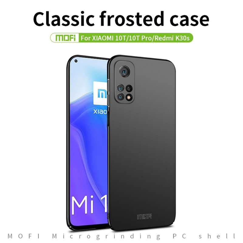For Xiaomi Mi 10T / 10T Pro / K30S MOFI Frosted PC Ultra-thin Hard C(Black)