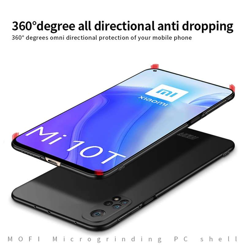 For Xiaomi Mi 10T / 10T Pro / K30S MOFI Frosted PC Ultra-thin Hard C(Black)