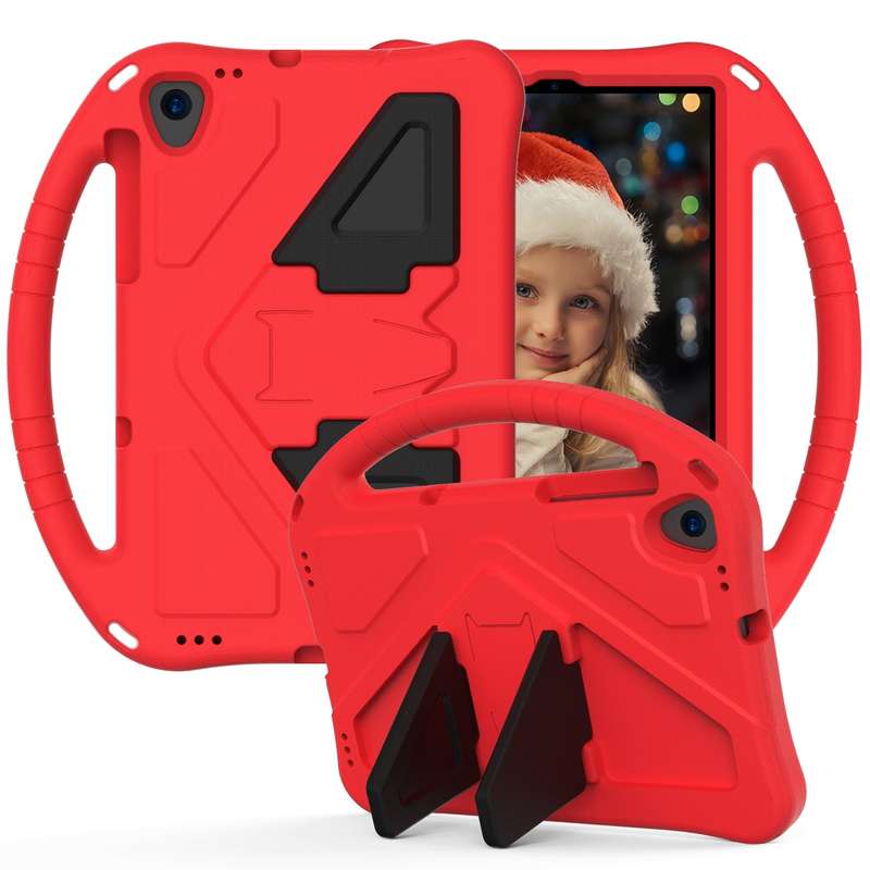 For Samsung Galaxy Tab A 10.1 (2019) T510 EVA Flat Anti Falling Protective Case Shell with Holder(Ro