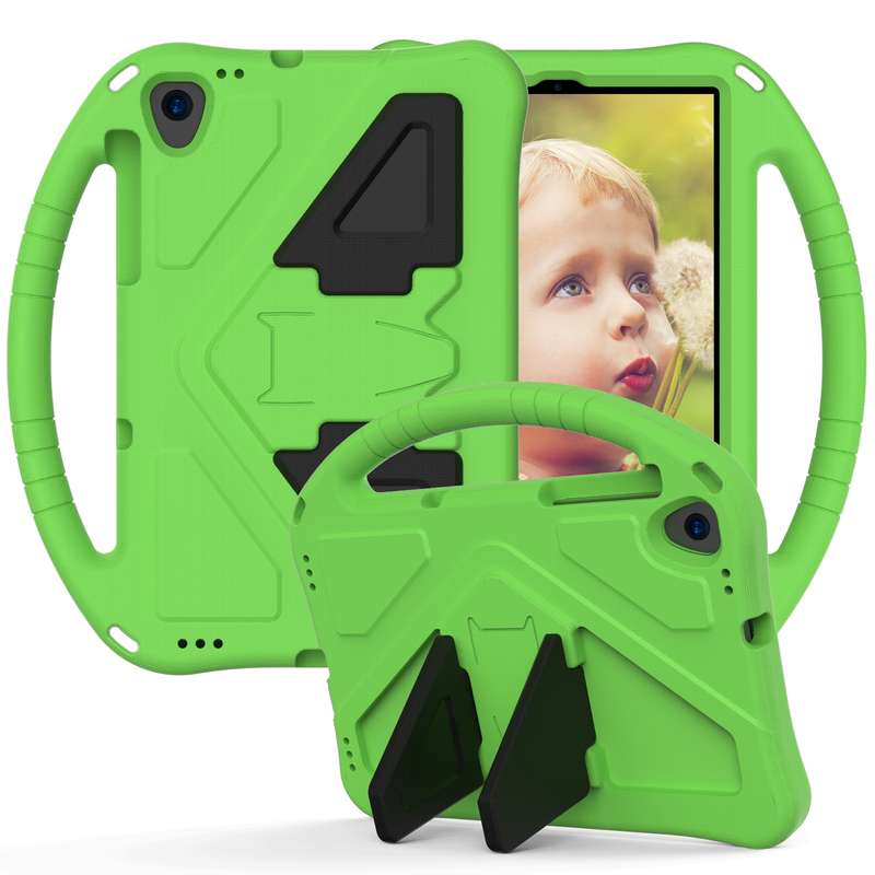 For Samsung Galaxy Tab A 10.1 (2019) T510 EVA Flat Anti Falling Protective Case Shell with Holder(Ro