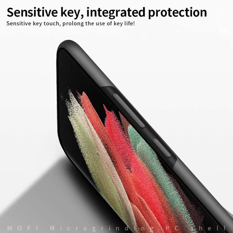 For Samsung Galaxy S21 Ultra 5G MOFI Frosted PC Ultra-thin Hard Case(Black)