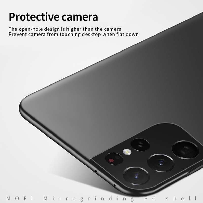 For Samsung Galaxy S21 Ultra 5G MOFI Frosted PC Ultra-thin Hard Case(Black)