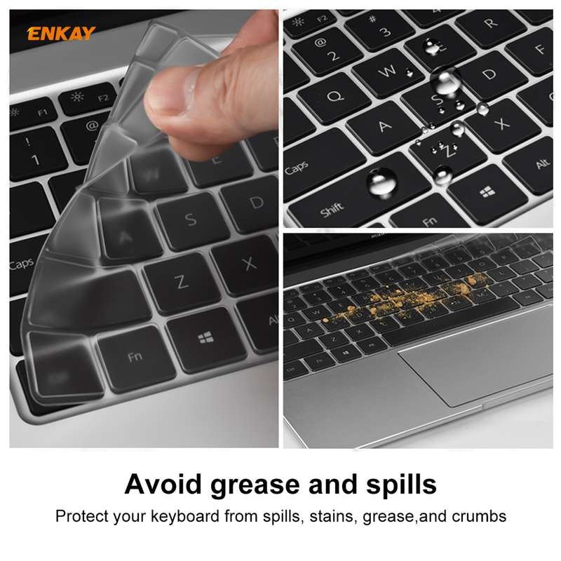 For Huawei MateBook D 14 inch / D 15.6 inch ENKAY Ultrathin Soft TPU Keyboard Protector Film, US Ver