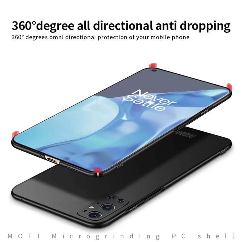 For OnePlus 9 Pro MOFI Frosted PC Ultra-thin Hard Case(Black)