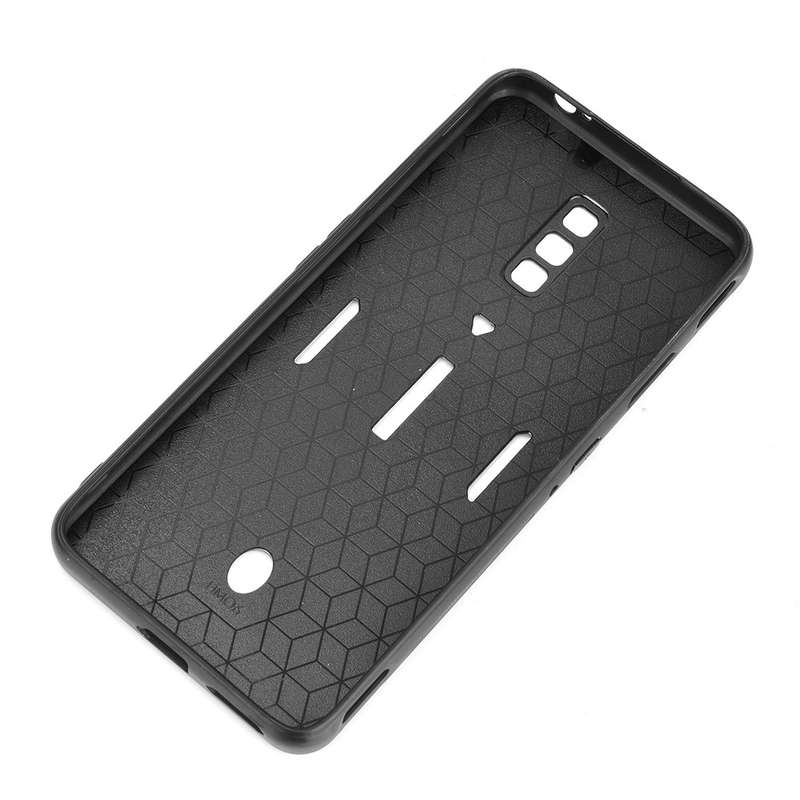 For ZTE nubia Red Magic 6/Red Magic 6 Pro Shockproof Sewing Cow Pattern Skin PC + PU + TPU Case(Blue