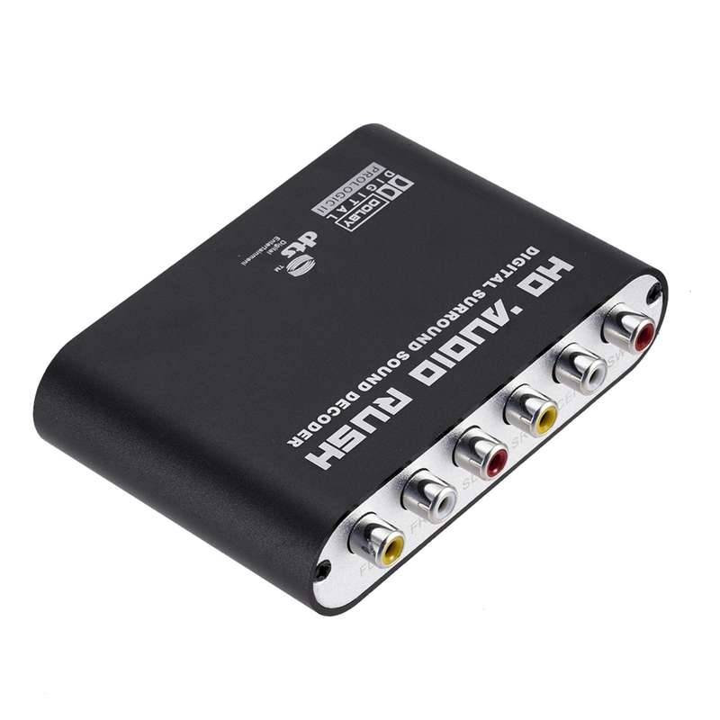 SPDIF Coaxial to RCA DTS AC3 Audio Decoder 5.1CH Optical Digital Amplifier Analog Converter & Amplif