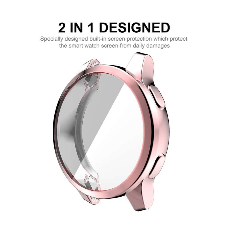 For Garmin Venu 2 45mm / Vivoactive 4 45mm ENKAY Hat-Prince Full Coverage Electroplate TPU Soft Case