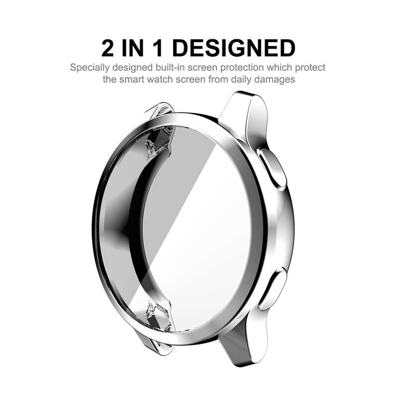 For Garmin Venu 2 45mm / Vivoactive 4 45mm ENKAY Hat-Prince Full Coverage Electroplate TPU Soft Case