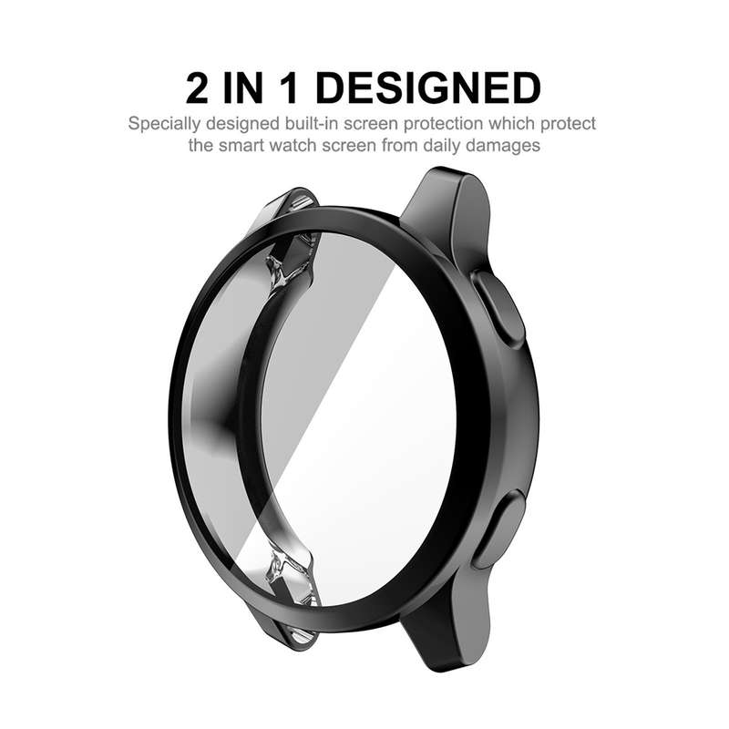 For Garmin Venu 2S 40mm / Vivoactive 4S 40mm ENKAY Hat-Prince Full Coverage Electroplate TPU Soft Ca