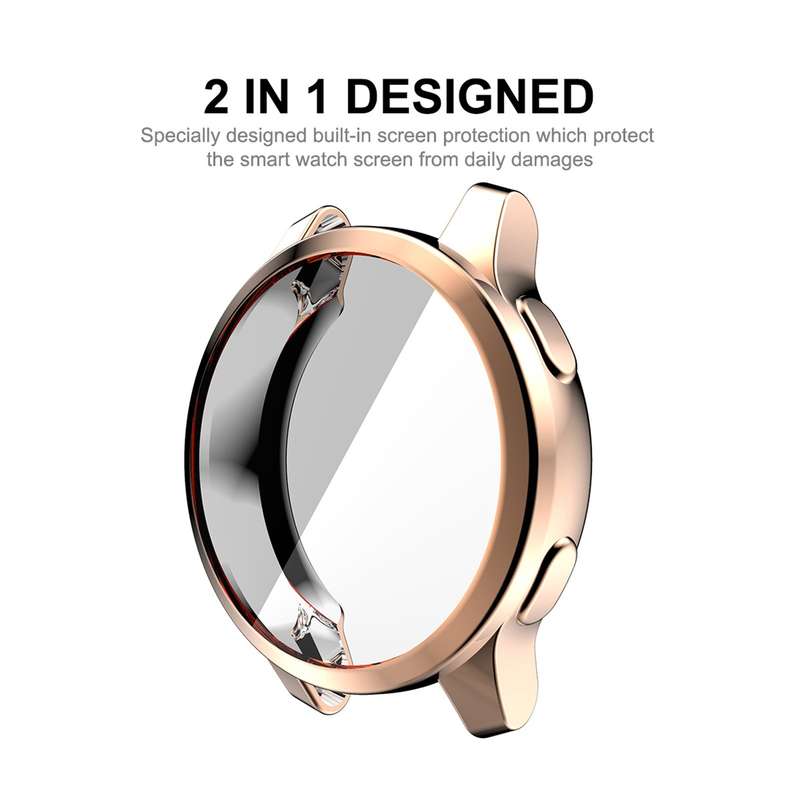 For Garmin Venu 2S 40mm / Vivoactive 4S 40mm ENKAY Hat-Prince Full Coverage Electroplate TPU Soft Ca
