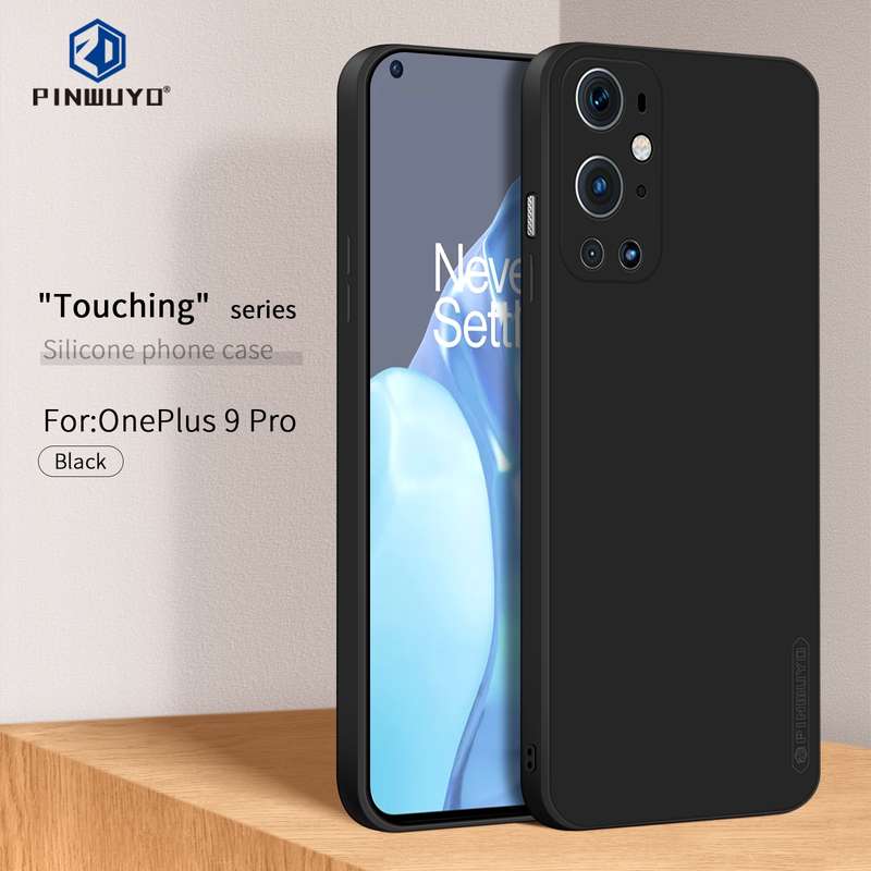 For OnePlus 9 Pro PINWUYO Touching Series Liquid Silicone TPU Shockproof Case(Green)