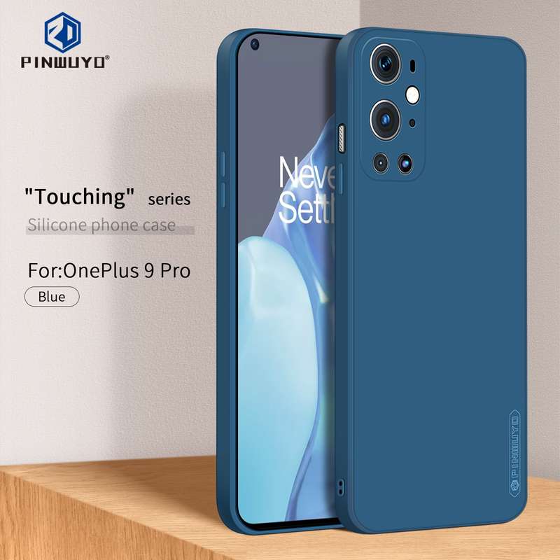 For OnePlus 9 Pro PINWUYO Touching Series Liquid Silicone TPU Shockproof Case(Green)