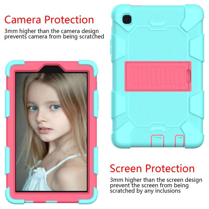 For Samsung Galaxy Tab A7 Lite T220 / T225 Two-Color Robot Shockproof Silicone + PC Protective Case