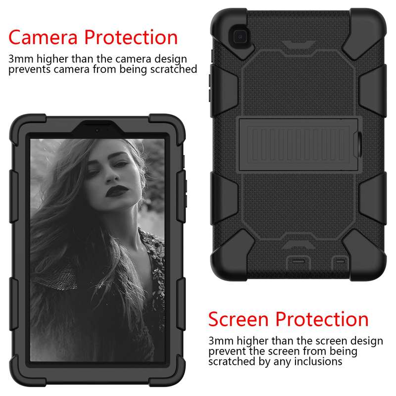 For Samsung Galaxy Tab A7 Lite T220 / T225 Two-Color Robot Shockproof Silicone + PC Protective Case