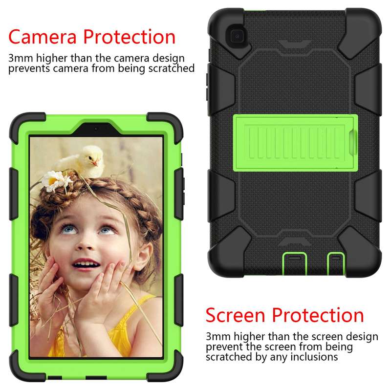 For Samsung Galaxy Tab A7 Lite T220 / T225 Two-Color Robot Shockproof Silicone + PC Protective Case