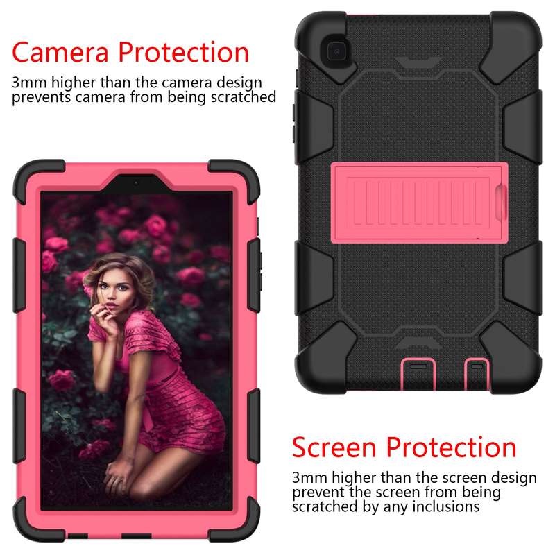 For Samsung Galaxy Tab A7 Lite T220 / T225 Two-Color Robot Shockproof Silicone + PC Protective Case