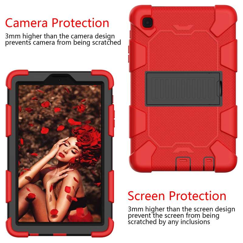 For Samsung Galaxy Tab A7 Lite T220 / T225 Two-Color Robot Shockproof Silicone + PC Protective Case
