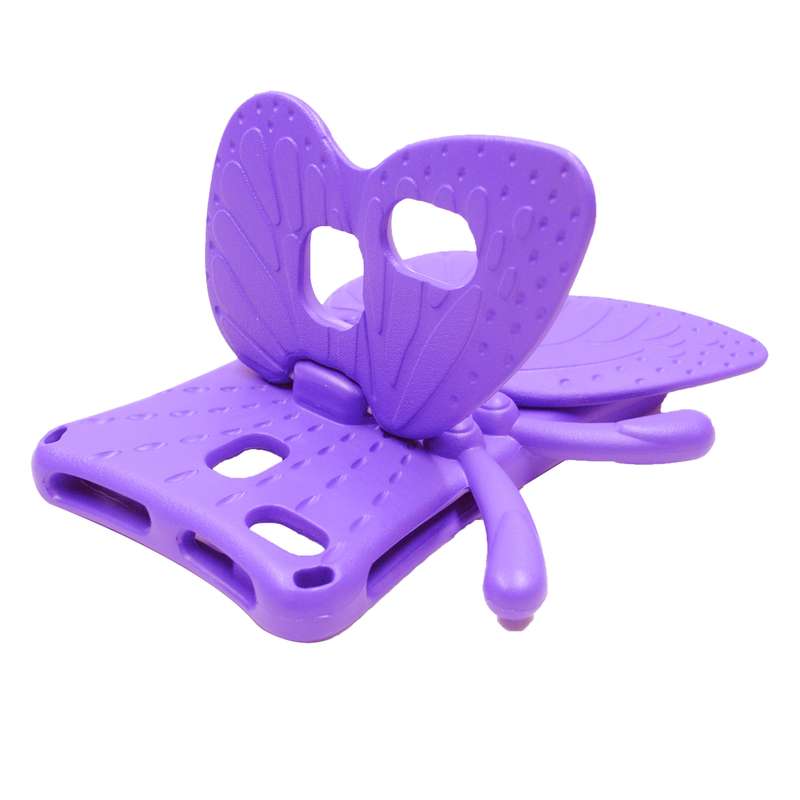For Galaxy Tab A 8.0 2019 T290 / T295 Butterfly Bracket Style EVA Children Falling Proof Cover Prote