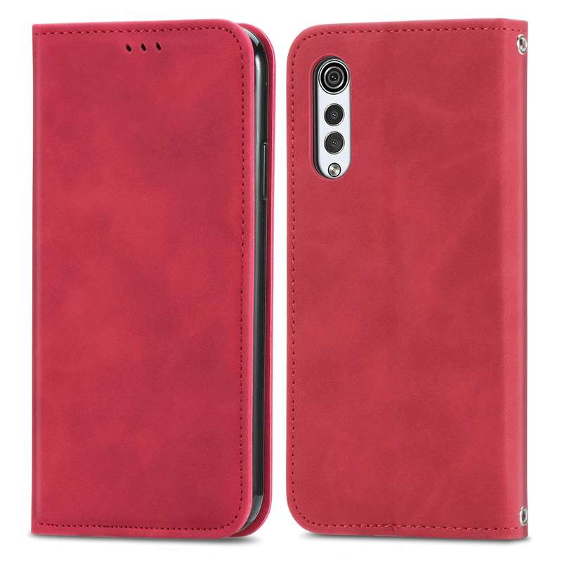 For LG Velvet 2 Pro Retro Skin Feel Business Magnetic Horizontal Flip Leather Case with Holder & Car