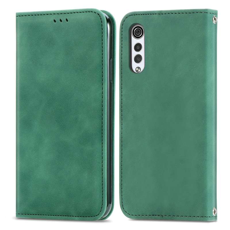 For LG Velvet 2 Pro Retro Skin Feel Business Magnetic Horizontal Flip Leather Case with Holder & Car