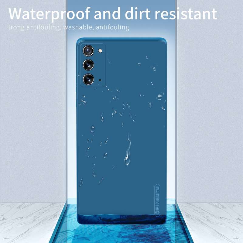For Samsung Galaxy Note20 PINWUYO Touching Series Liquid Silicone TPU Shockproof Case(Black)