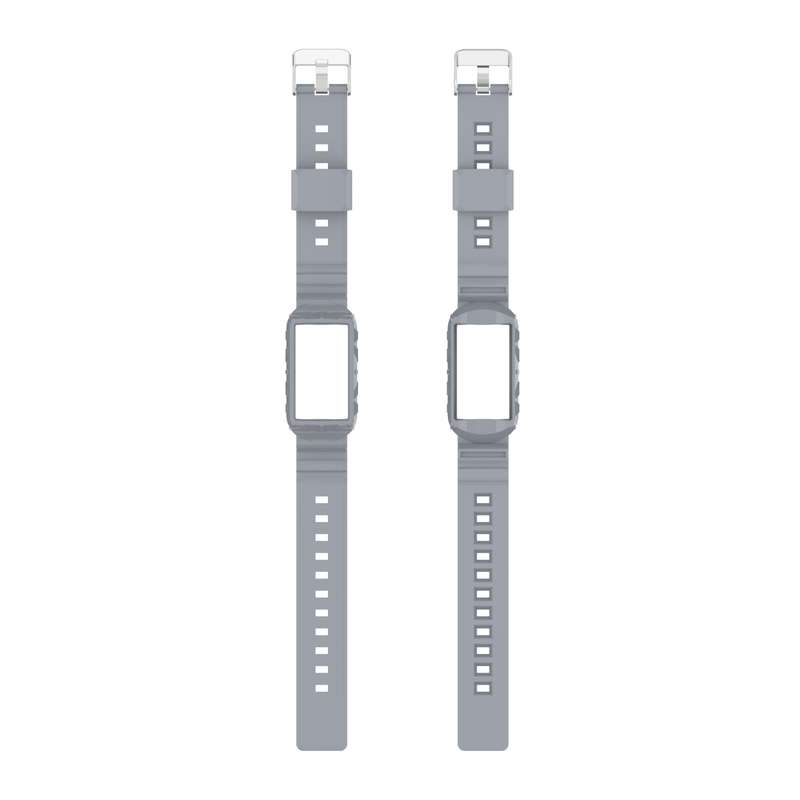 For Fitbit Charge 4 SE Silicone One Body Armor Watch Band(Navy Blue)