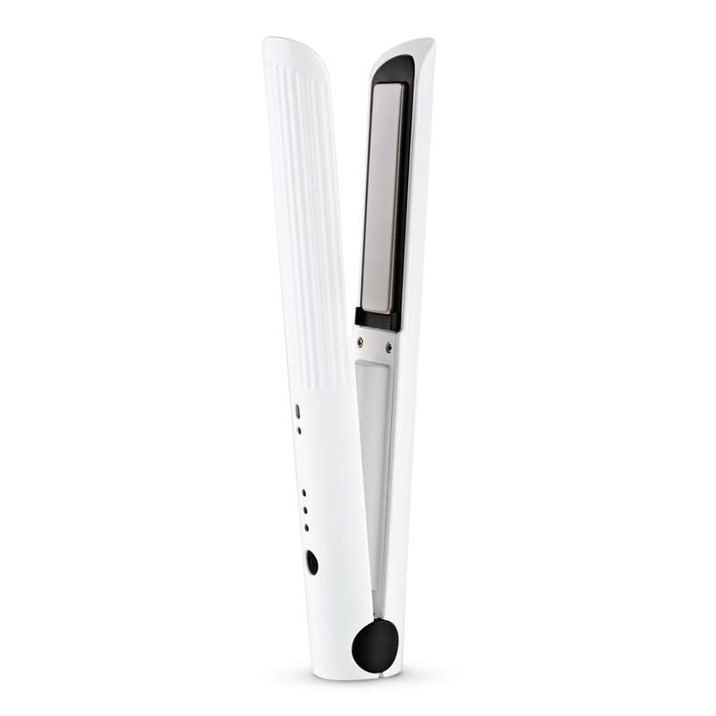 K-SKIN Portable Rechargeable Hair Straightener Curler Cordless Adjustable Temperature Fast Heat Cera