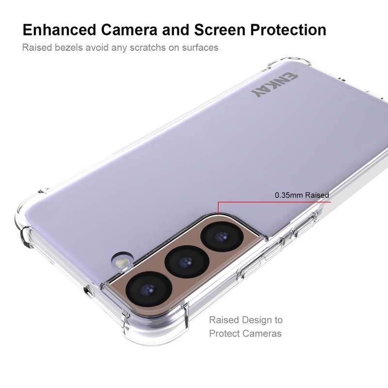 For Samsung Galaxy A03 4G 166mm ENKAY Transparent TPU Shockproof Case