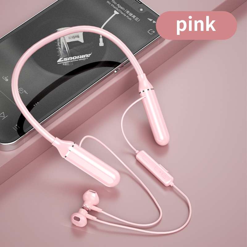 K1688 Neck-mounted Noise Cancelling IPX5 Sports Bluetooth Headphone(Black)