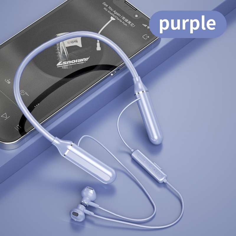 K1688 Neck-mounted Noise Cancelling IPX5 Sports Bluetooth Headphone(Black)