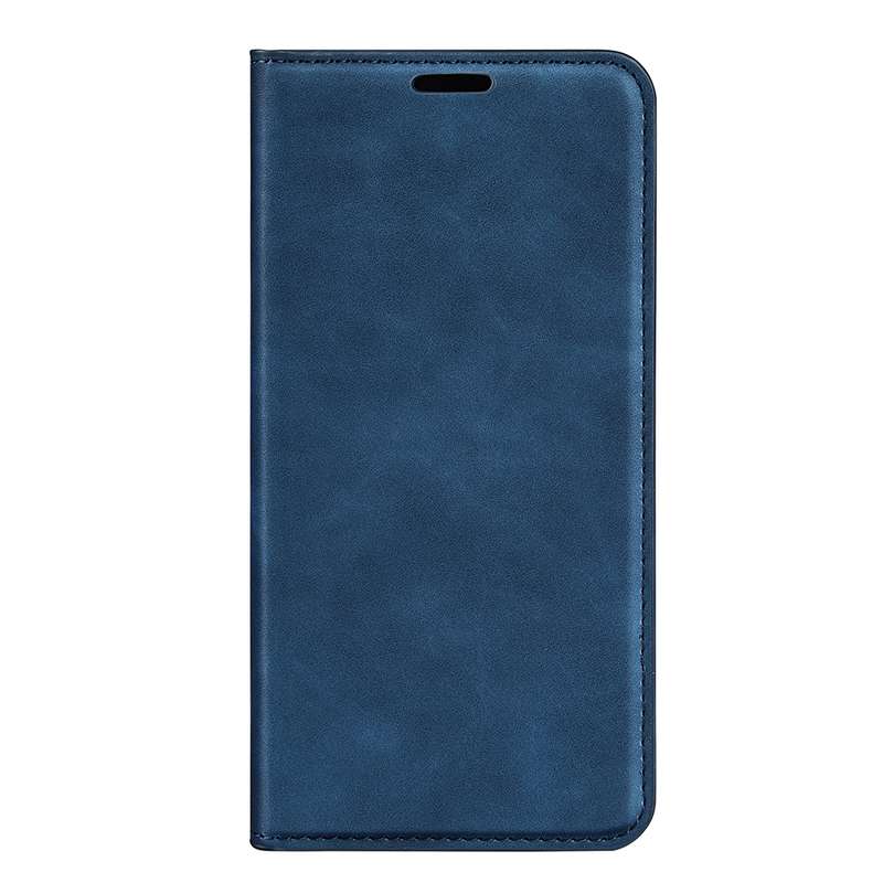 For OPPO Reno 7 5G Retro-skin Magnetic Suction Leather Phone Case(Dark Blue)
