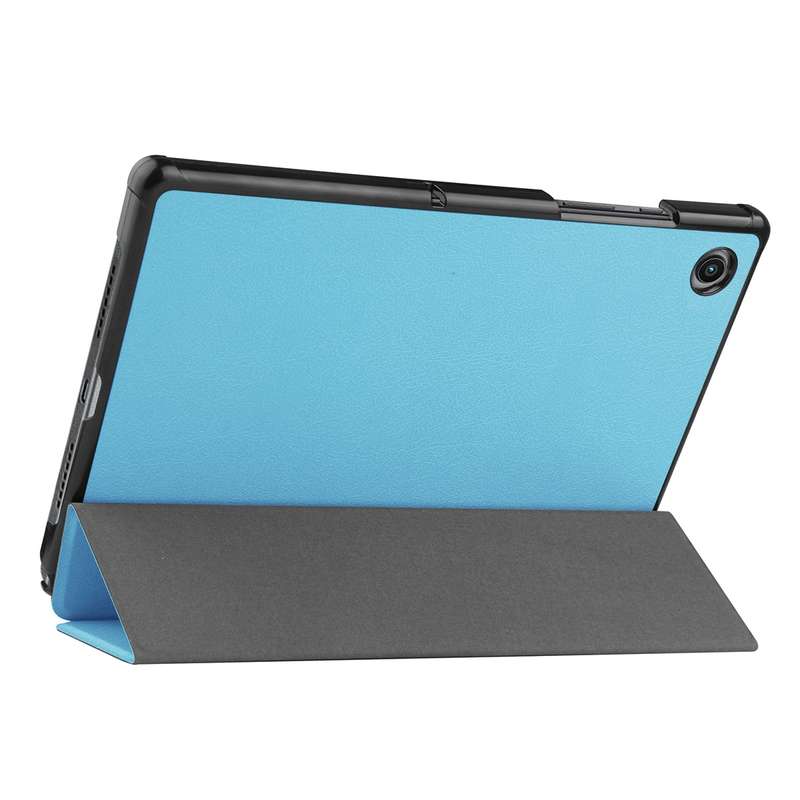 For Samsung Galaxy Tab A8 10.5 2021 ENKAY Custer Texture Leather Smart Tablet Case(Dark Blue)
