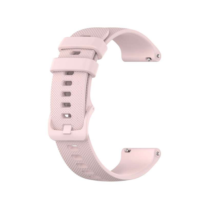 For Garmin Vivoactive 3 Music Small Lattice Silicone Watch Band(White)