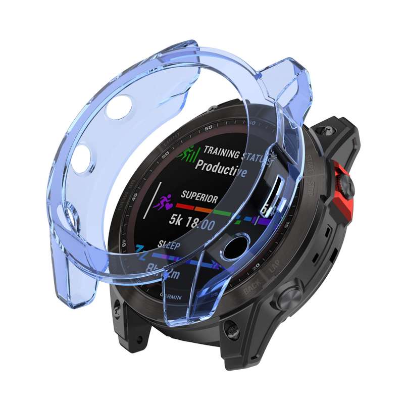 For Garmin Fenix 7X Shockproof TPU Soft Protective Case(Black)