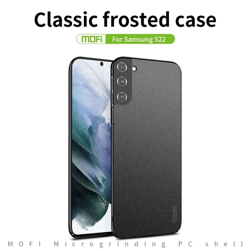 For Samsung Galaxy S22 5G MOFI Fandun Series Frosted Ultra-thin PC Hard Phone Case(Black)