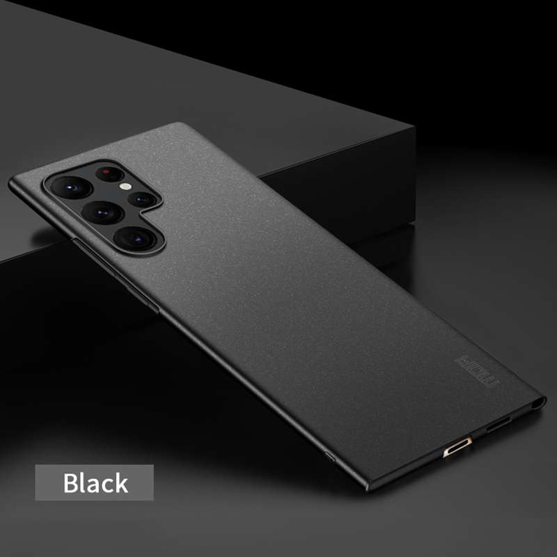 For Samsung Galaxy S22 Ultra 5G MOFI Fandun Series Frosted Ultra-thin PC Hard Phone Case(Black)