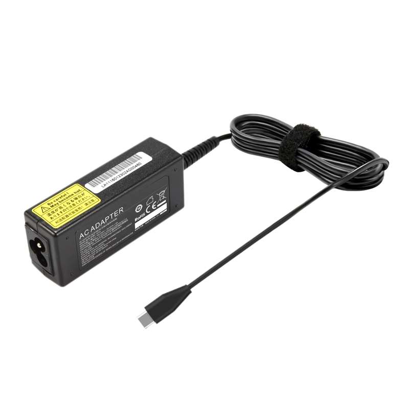 For ThinkPad X280 T480s T580 45W 20V 2.25A USB-C / Type-C Laptop Power Adapter