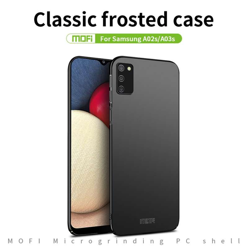 For Samsung Galaxy A02s EU / A03s / M02s / F02s MOFI Frosted PC Ultra-thin Hard Case(Blue)