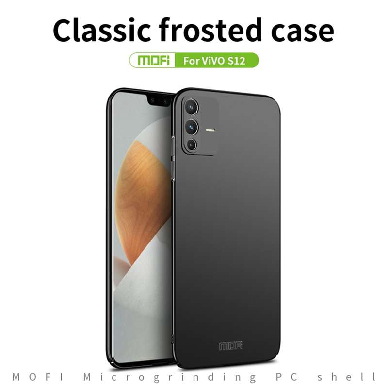 For vivo V23 5G / S12 MOFI Frosted PC Ultra-thin Hard Case(Blue)