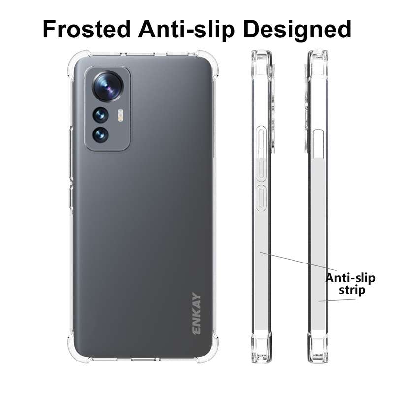 For Xiaomi 12 Lite ENKAY Clear TPU Shockproof Phone Case