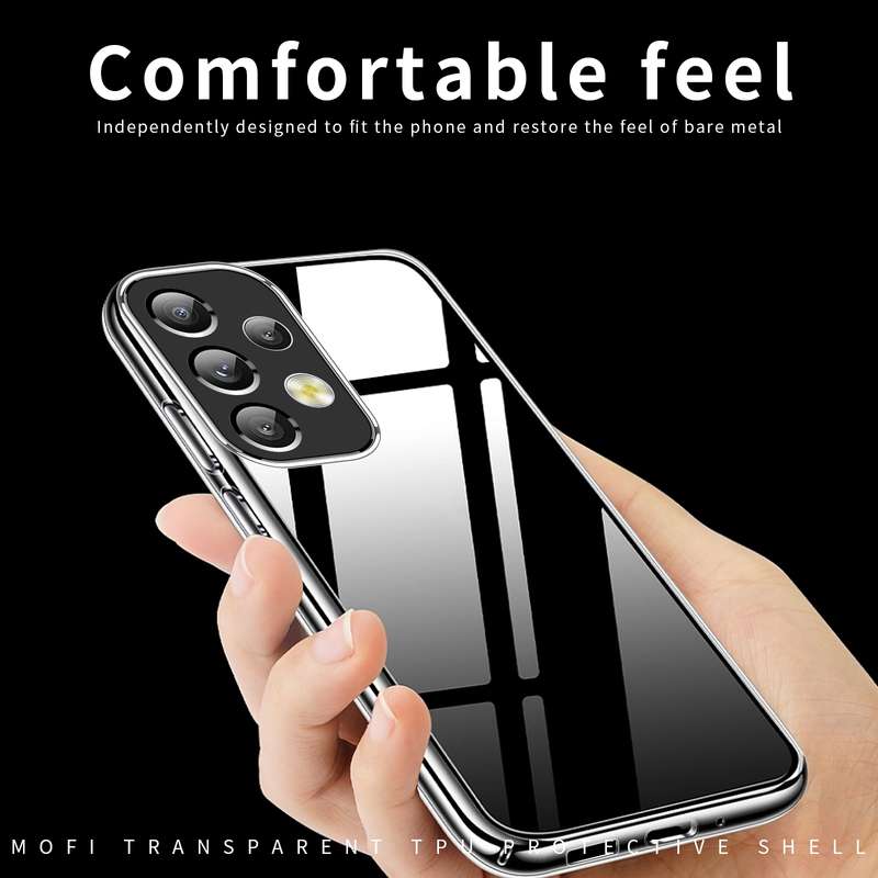 For Samsung Galaxy A73 5G MOFI Ming Series Ultra-thin TPU Phone Case(Transparent)
