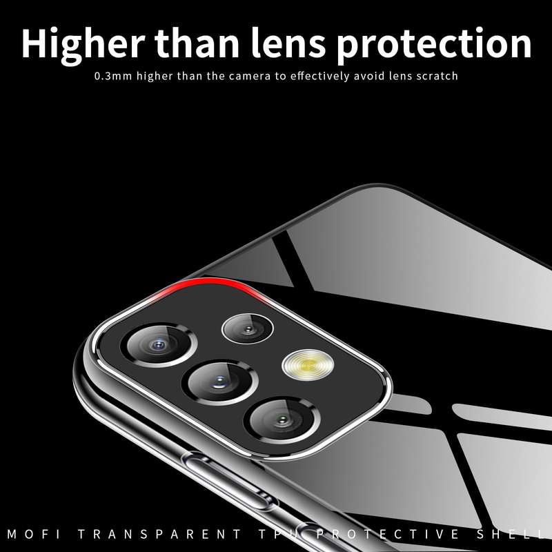 For Samsung Galaxy A73 5G MOFI Ming Series Ultra-thin TPU Phone Case(Transparent)
