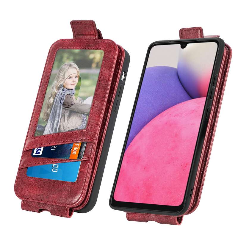 For Samsung Galaxy A33 5G Zipper Wallet Vertical Flip Leather Phone Case(Pink)
