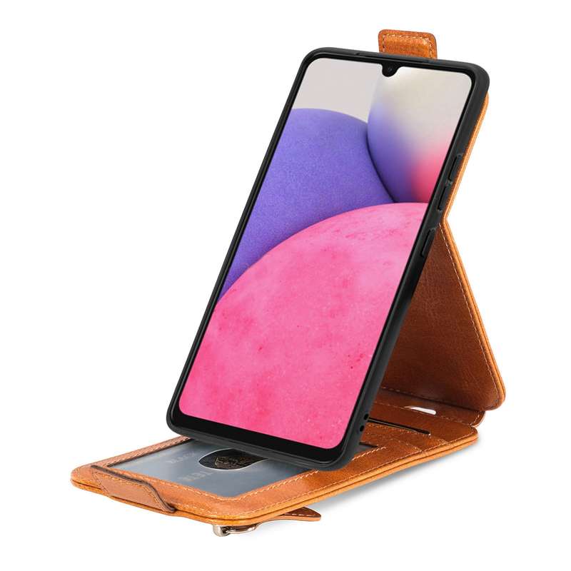 For Samsung Galaxy A33 5G Zipper Wallet Vertical Flip Leather Phone Case(Pink)